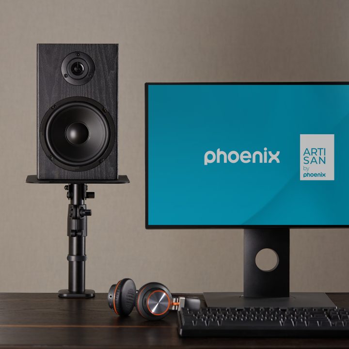 Phoenix Technologies Universal Phoenix Desktop Speaker Stands -…