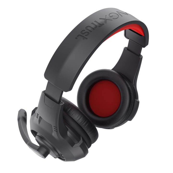Trust 24785 Wired Over-Ear Gaming Headset Black, Red