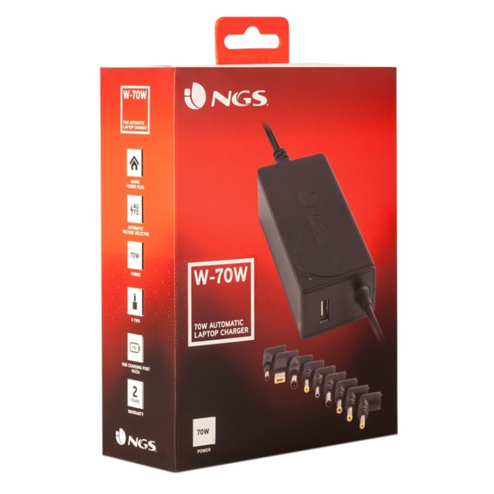 NGS W-70W Power Adapter and Inverter Indoor Black
