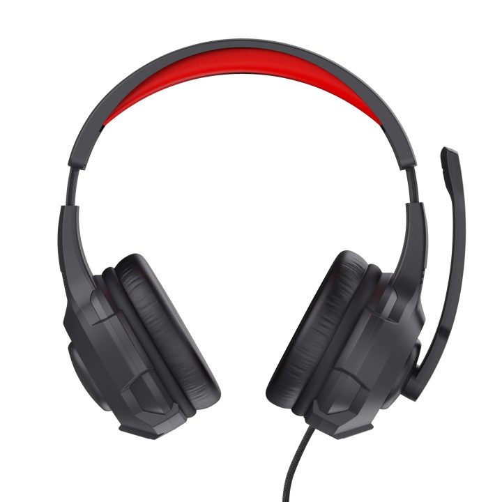 Trust 24785 Wired Over-Ear Gaming Headset Black, Red