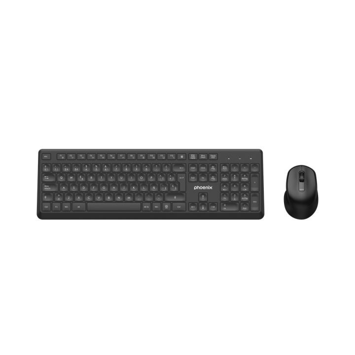 Phoenix technologies Phoenix combo teclado multimédia + rato sem fios…