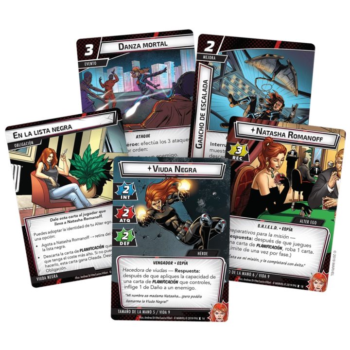 Asmodee Jogo de tabuleiro Marvel Champions Viúva Negra PEGI 14…