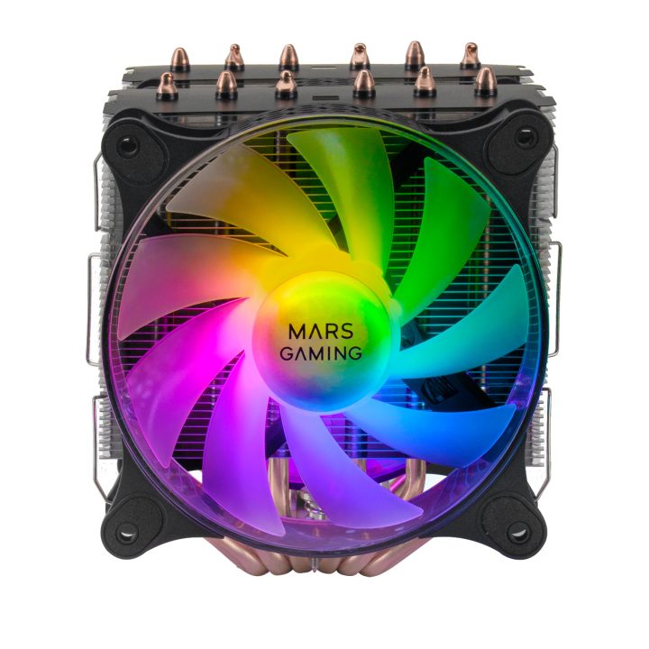 Mars Gaming CPU Cooler, Dual Tower Cooling, 6 HCT Heatpipes, 300 W…