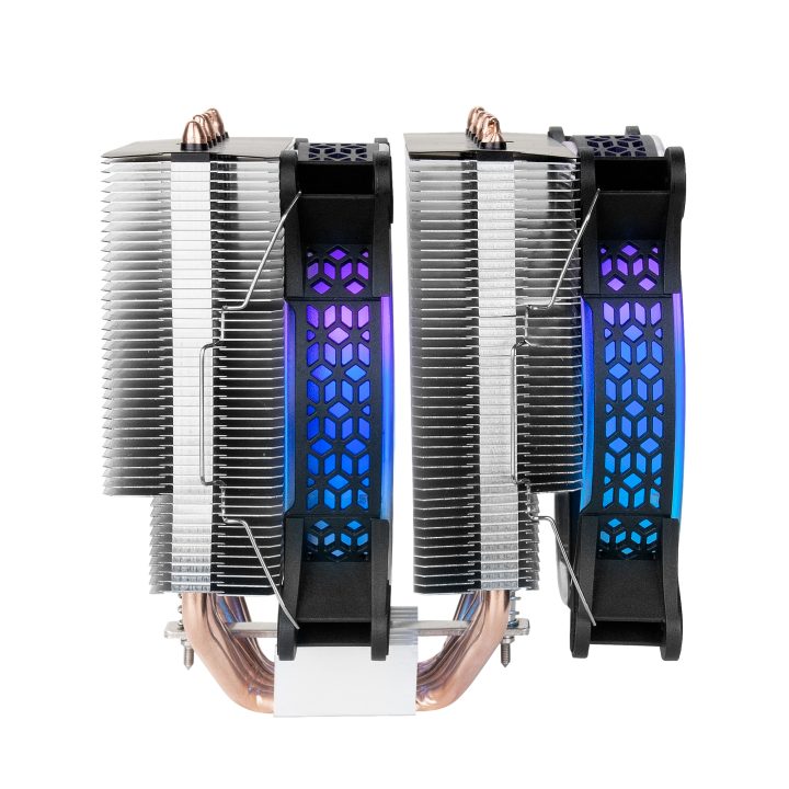 Dissipador de CPU Mars Gaming, Refrigeração de Dupla Torre, 6…