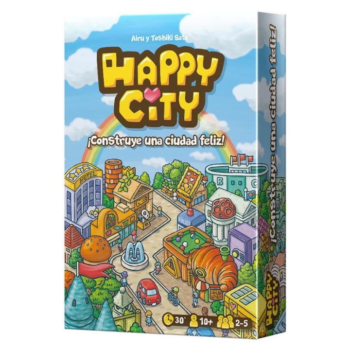 Asmodee Board Game Happy City PEGI 10 (CGHC01ES)