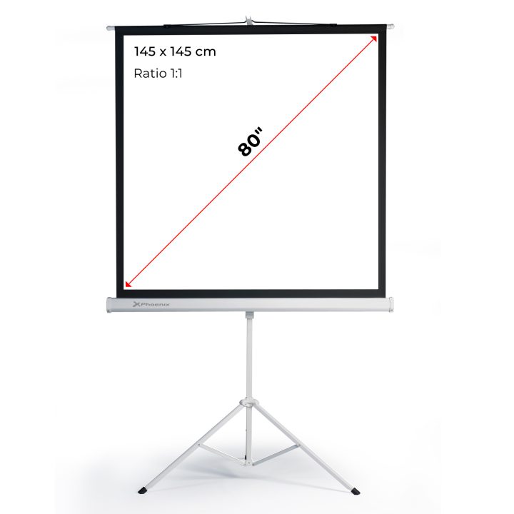 Phoenix technologies 80-inch Projection Tripod Screen
