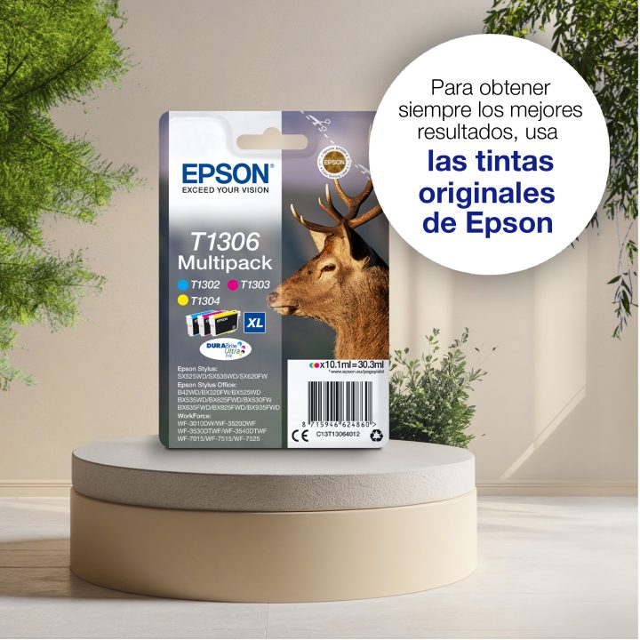 Epson Stag Tinta ciano T1302 DURABrite Ultra Ciervo
