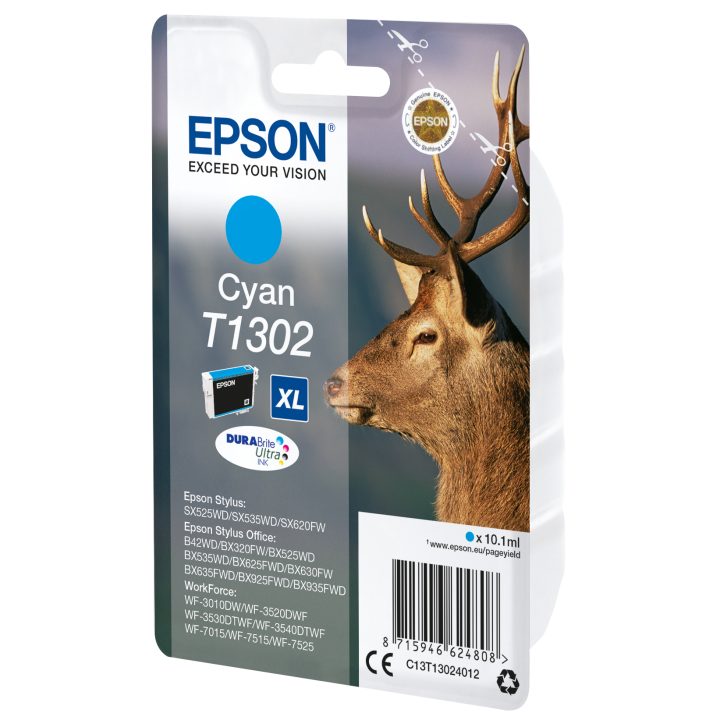 Epson Stag Cyan Ink T1302 DURABrite Ultra Deer