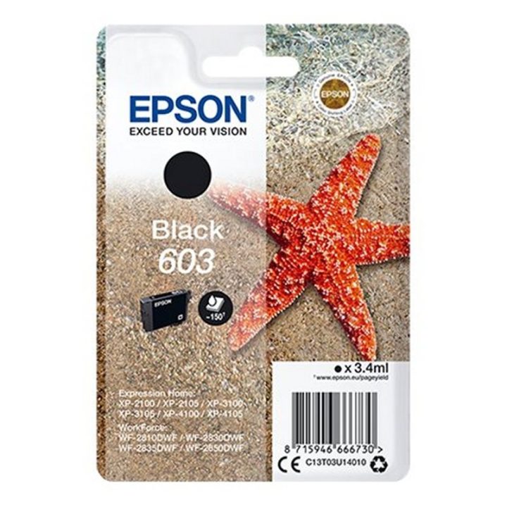 Epson Singlepack Black 603 Ink
