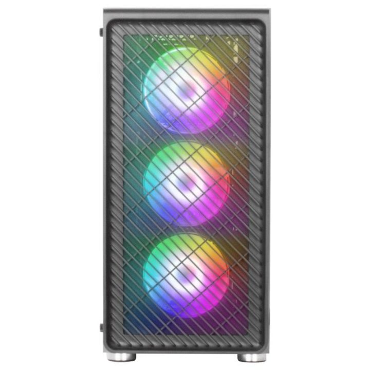 Mars Gaming MC-F, ATX Gaming Mid-Tower, Full Tempered Glass Window…