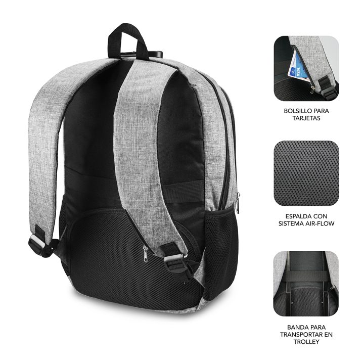 Mochila para Portátil Subblim Urban Lock Backpack 16" Cinzento…