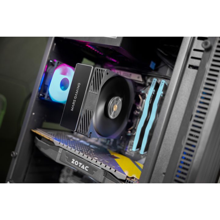 Mars Gaming MCPU-X4 CPU Air Cooler 12 cm Black 1 piece(s)
