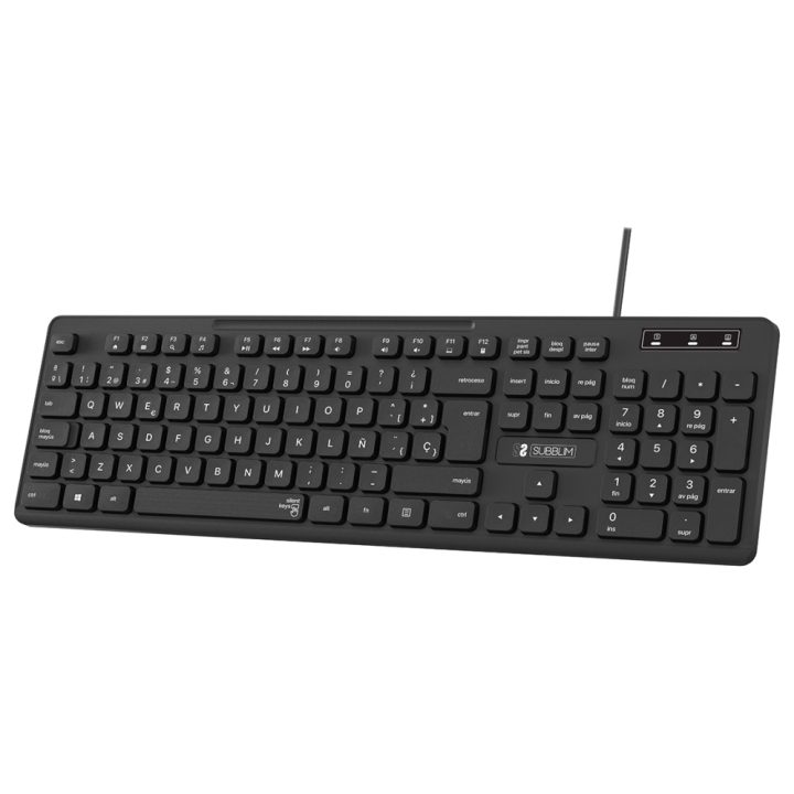 Subblim subkbc-0SSK50 Wired Full-Size (100%) USB Keyboard