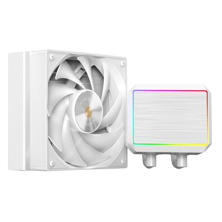 Mars Gaming ML-PROII120W All-in-One Liquid CPU Cooler 12 cm White 1…