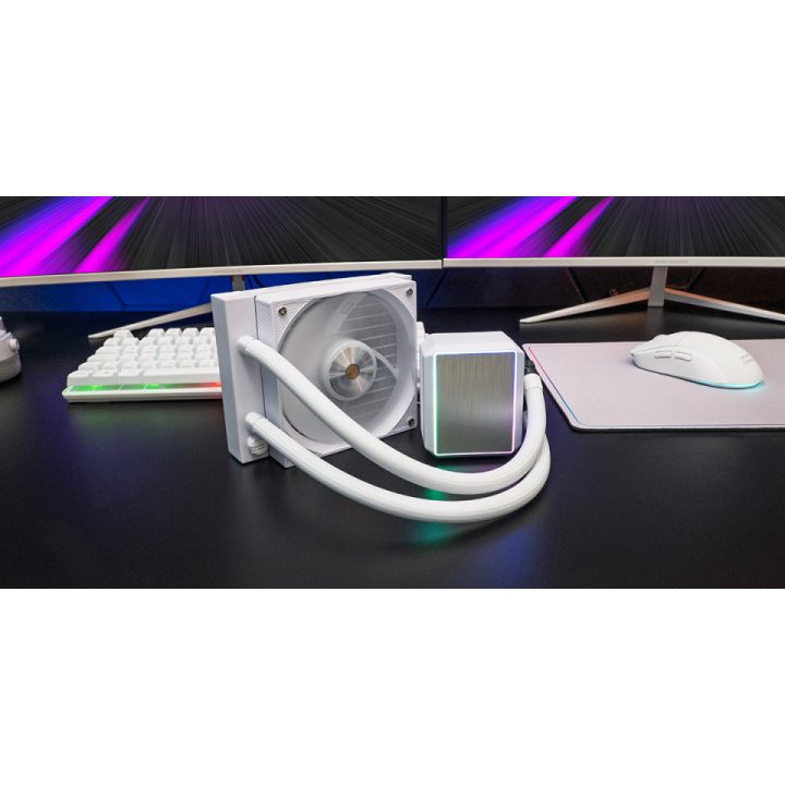 Mars Gaming ML-PROII120W All-in-One Liquid CPU Cooler 12 cm White 1…