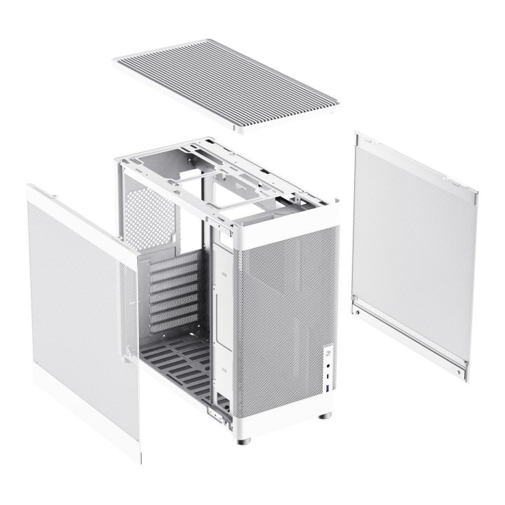 CoolBox ATX CASE MP1 FULL MESH (WHITE) USB-C 3.2 GEN1 NO PSU