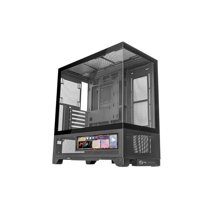 Mars Gaming MCLCDX Mid-Tower PC Case Black