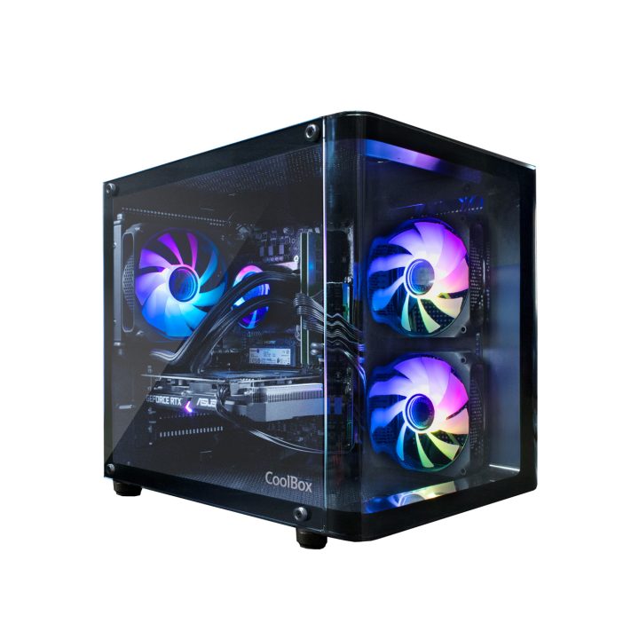 CoolBox GAMING CAIXA MATX GM100 VISION USB3.2 GEN1 SEM FIOS + 3…