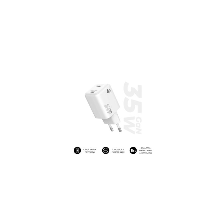 Subblim GaN 35W USB-C+c charger (SUBCHG-6G3520)