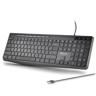 Teclado NGS SPECTRA (QUERTY, ES) para Casa / Escritório USB QWERTY…