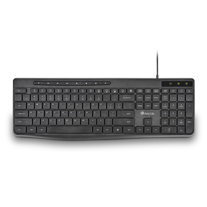 NGS SPECTRA (QUERTY, ES) Home / Office USB QWERTY Spanish Black…