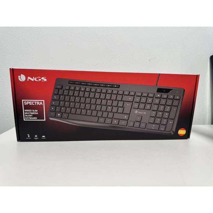 Teclado NGS SPECTRA (QUERTY, ES) para Casa / Escritório USB QWERTY…