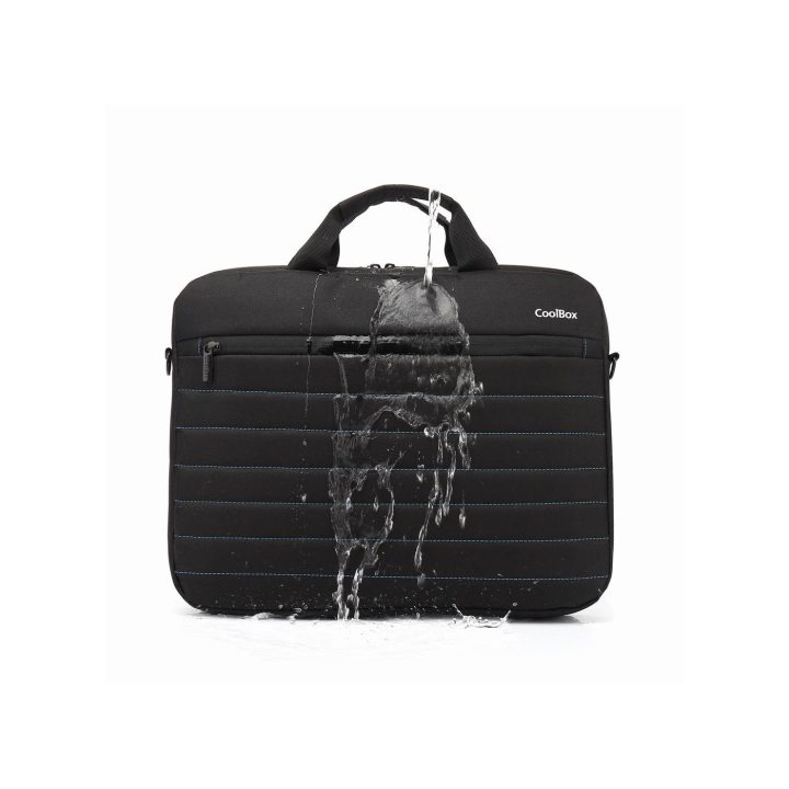 CoolBox 14" Black Waterproof Portable Briefcase