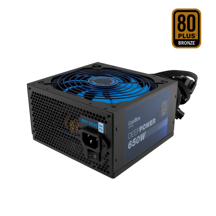 CoolBox GAMING FONTE DE ALIMENTAÇÃO ATX DEEPPOWER-650 80+BRONZE…
