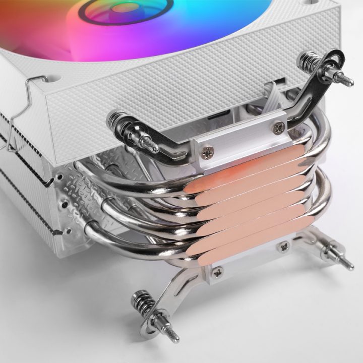 Mars Gaming MCPU-LCDW Air CPU Cooler 12 cm White 1 piece(s)