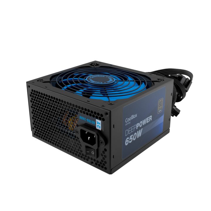 CoolBox GAMING FONTE DE ALIMENTAÇÃO ATX DEEPPOWER-650 80+BRONZE…