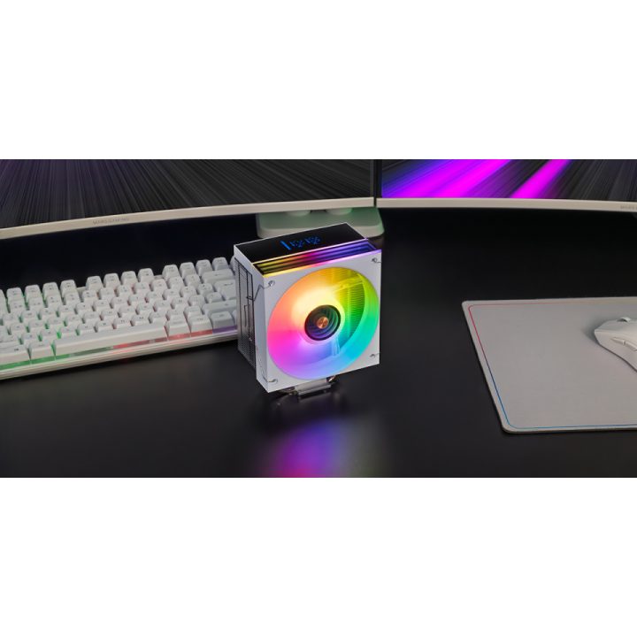 Mars Gaming MCPU-LCDW Cooler de ar 12 cm Branco 1 unidade(s)