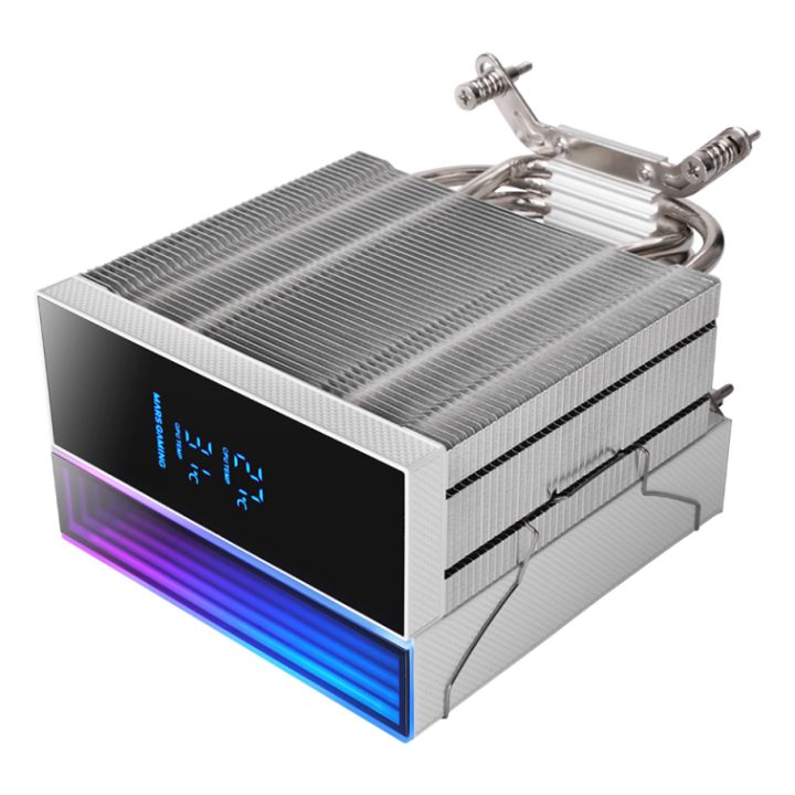 Mars Gaming MCPU-LCDW Cooler de ar 12 cm Branco 1 unidade(s)