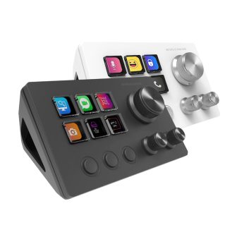 Mars Gaming MSD-TWO, Compact Control Deck, 6 Customizable LCD Keys +…