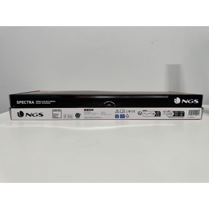 NGS SPECTRA (QUERTY, ES) Home / Office USB QWERTY Spanish Black…