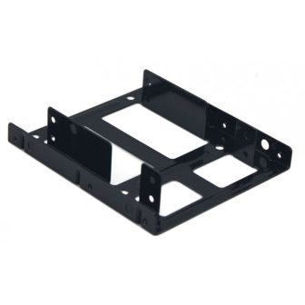 CoolBox 3.5 to 2x2.5 (HDD/SSD) Metal Bay Adapter