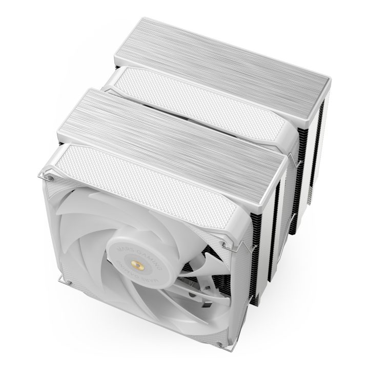 Mars Gaming MCPU-XU9W Processador Cooler de ar 12 cm Branco 1…