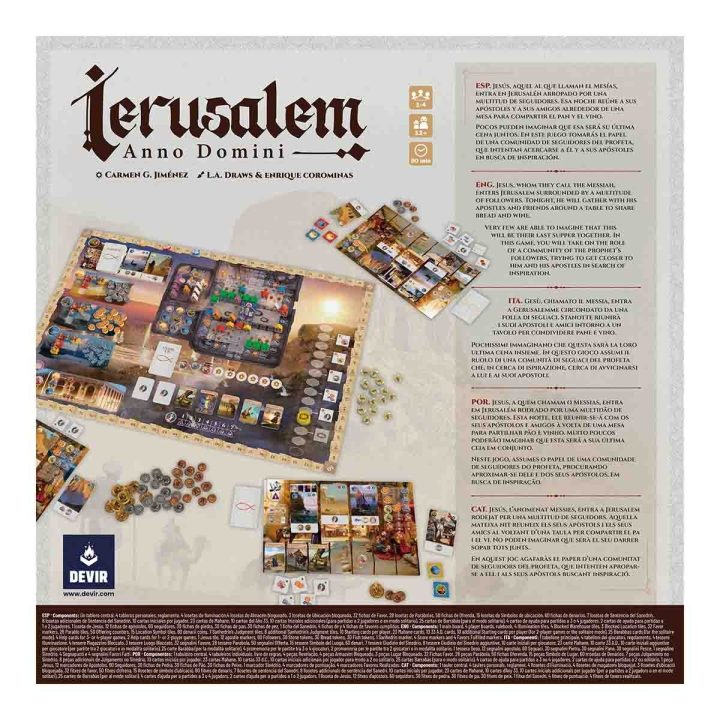 Juego de mesa Devir ierusalem anno domini (BGIERUML)