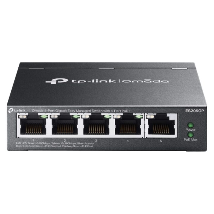 TP-Link Omada ES205GP switch Gerido Gigabit Ethernet (10/100/1000)…