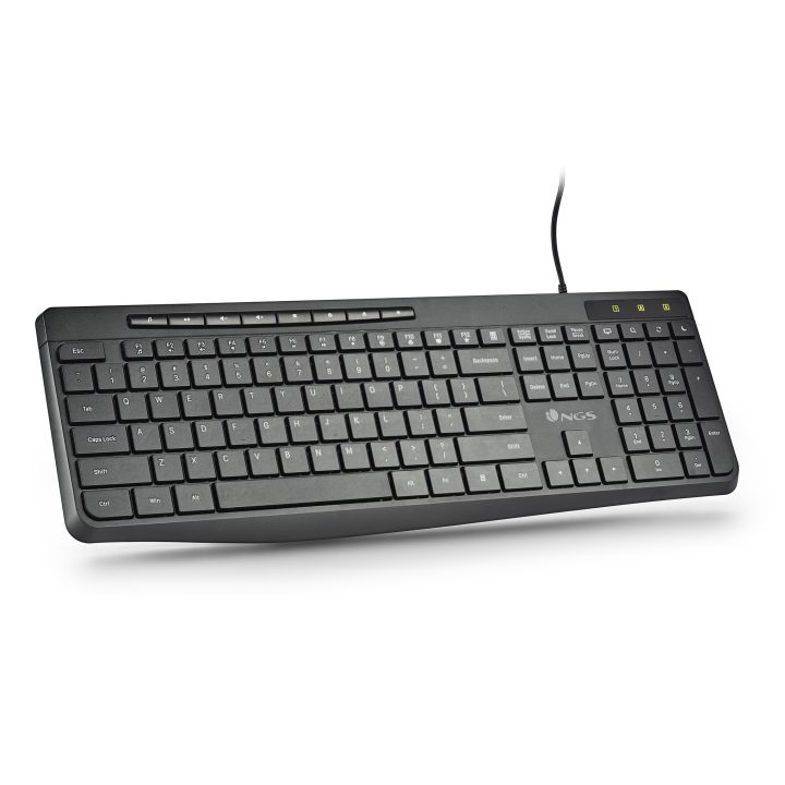 Teclado NGS SPECTRA (QUERTY, ES) para Casa / Escritório USB QWERTY…