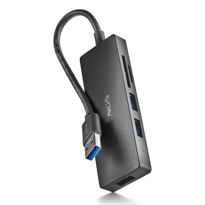 NGS IHUB READER USB 3.2 Gen 1 (3.1 Gen 1) Type-A 5000 Mbit/s Preto