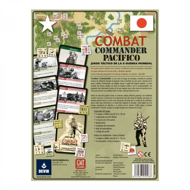Jogo de tabuleiro Devir Commander Pacífico (BGCOMPASP)
