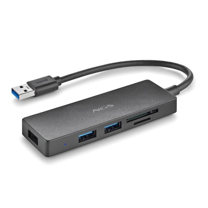 NGS IHUB READER USB 3.2 Gen 1 (3.1 Gen 1) Type-A 5000 Mbit/s Negro