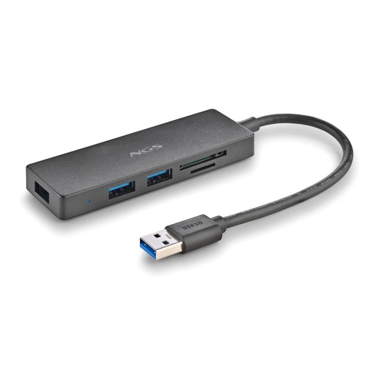 NGS IHUB READER USB 3.2 Gen 1 (3.1 Gen 1) Type-A 5000 Mbit/s Negro