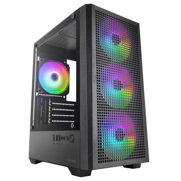Mars Gaming MCVECTOR caixa de PC Mini Tower Preto