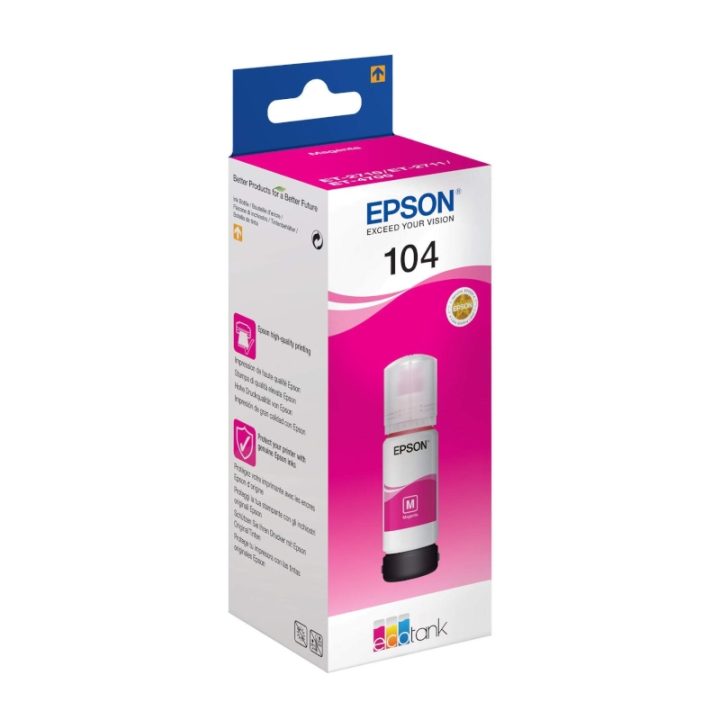 Epson 104 EcoTank Magenta ink bottle (WE)