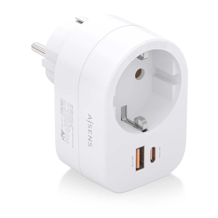 AISENS ASPS-1A1C06-W Universal Mobile Device Charger White AC Fast…