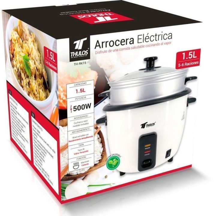 Thulos th-RK15 Electric Rice Cooker 500W 1.5L