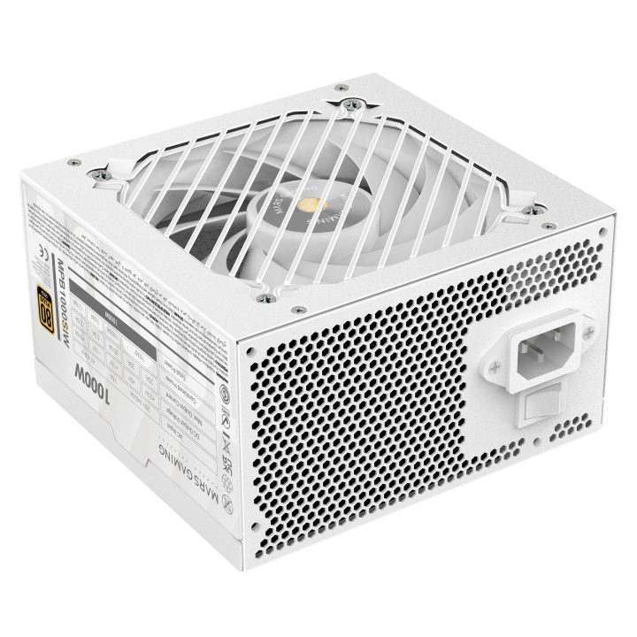 Mars Gaming MPB1000SIW Power Supply Unit 1000 W 24-pin ATX ATX White