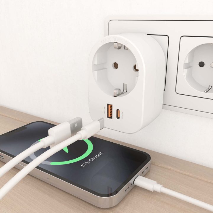 AISENS ASPS-1A1C06-W Universal Mobile Device Charger White AC Fast…