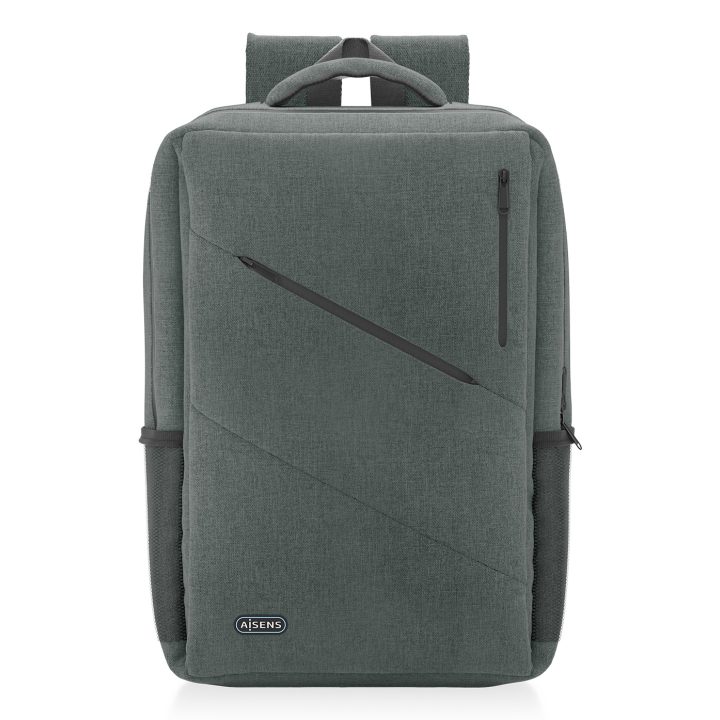 AISENS Urban and Office Backpack for 15.6" Laptop, Gray